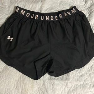 Black under armor shorts